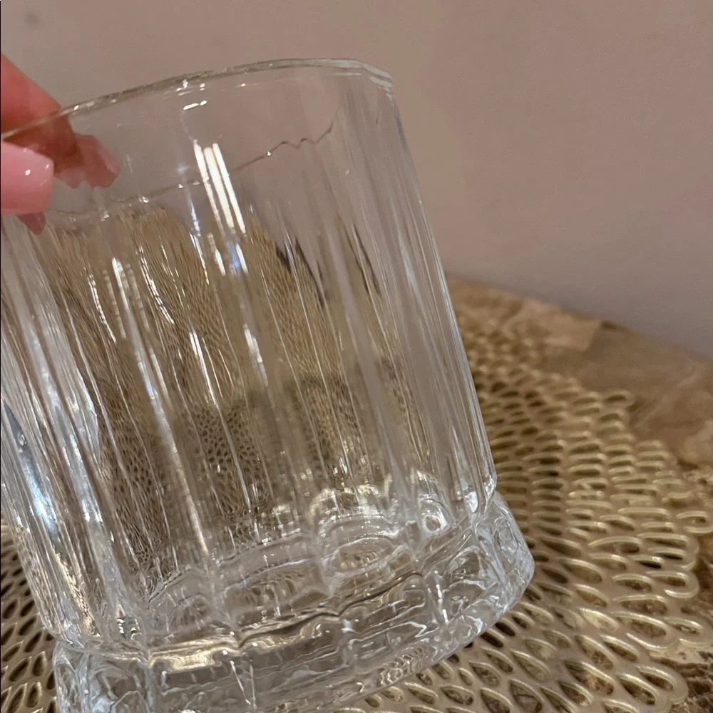 Vanity Glass Lidded Jars, Set of 2